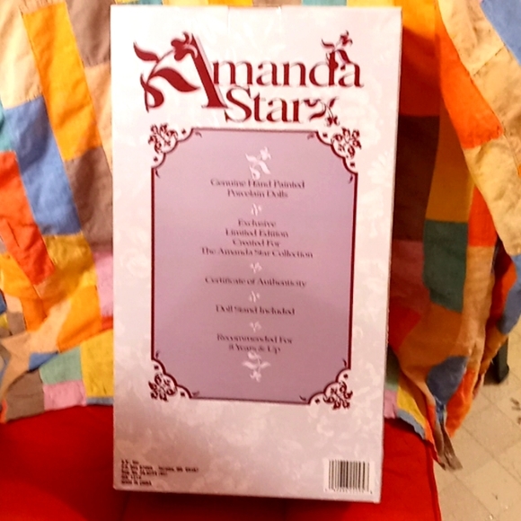 NWT Limited Edition Genuine Hand Painted Porcelain Bride Doll with Doll Stand - Picture 7 of 8